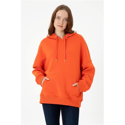 Kadın Turuncu Sweatshirt