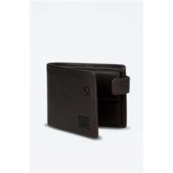 Cartera de piel Chief Marrón oscuro