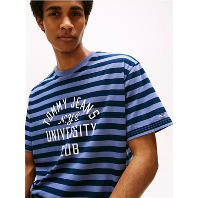 Tommy Jeans Stripe Graphic Logo T-Shirt