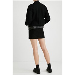 Chaqueta bomber lana bordada