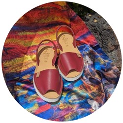 AB.Zapatos · 3202 · Granate+Двух сторонний шелковый палантин Silk Arte (110)-6 АКЦИЯ