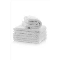 KAYABEY HOME Bir Adet Beyaz Banyo Duş Havlusu 70x140 %100 Pamuk Düz Renk 300000