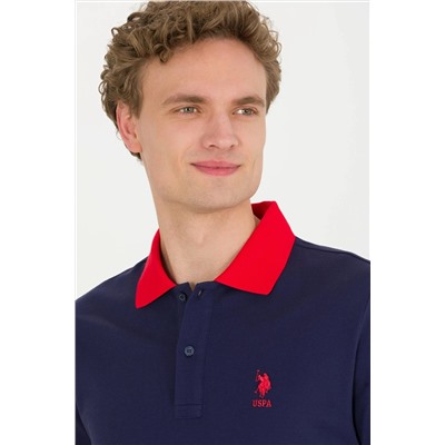Erkek Lacivert Polo Yaka Tişört