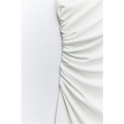 DRAPED MIDI DRESS