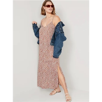 Tie-Back Maxi Slip Dress for Women