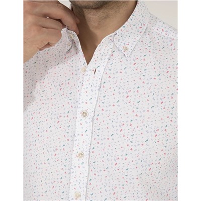 Pembe Slim Fit Uzun Kollu Gömlek