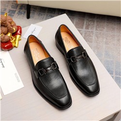Мужские классические туфли Salvatore Ferragam*o 👞   Реплика 1:1