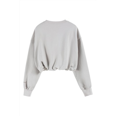 Sudadera de manga larga Gris claro