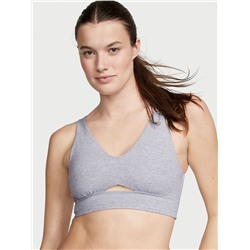 VICTORIA'S SECRET Cotton Cutout Longline Sports Bra