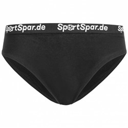 SportSpar.de "Sparschlüppi" Damen Slip schwarz