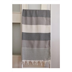 Melis Home, Peştemal , Banyo Havlusu , Plaj Havlusu , %100 Pamuk 100x180 Hasır Kahverengi