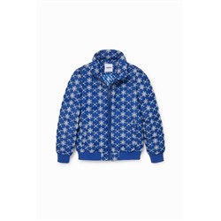 Chaqueta padded con encaje
