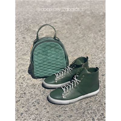 JOE SANCHEZ LAR OLIVA+AB.Z · Pelle · mochila 421 (650) АКЦИЯ