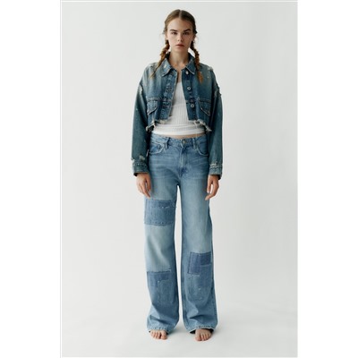 TRF MID-RISE SUPER WIDE-LEG JEANS