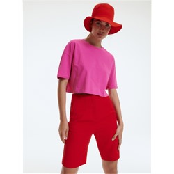 Shorts mit Falten