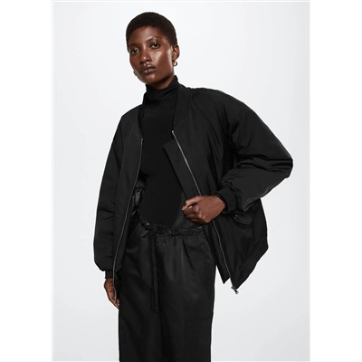 Chaqueta bomber oversize -  Mujer | MANGO OUTLET Melilla