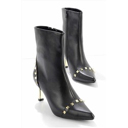 Bambi Siyah Kadın Bot & Bootie K02209010509