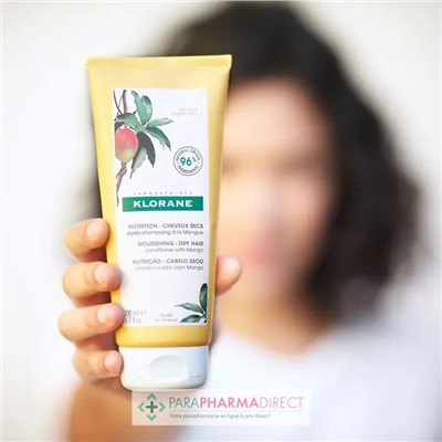 Klorane Mangue Après Shampooing Nutrition - Cheveux Secs 200 ml