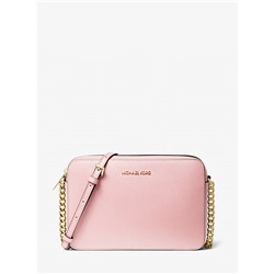 Jet Set Large Saffiano Leather Crossbody Bag