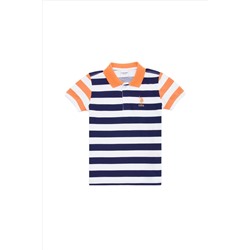 Erkek Çocuk Lacivert Polo Yaka Tişört