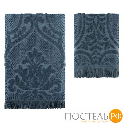 Полотенце Arya Жаккардовое 50X90 Аmber Синий Синий
