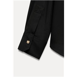 FLOWING SHIRT WITH GOLD-TONE BUTTONS
