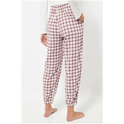 Pantalón 7/8 de pijama cintura alta - Rojo