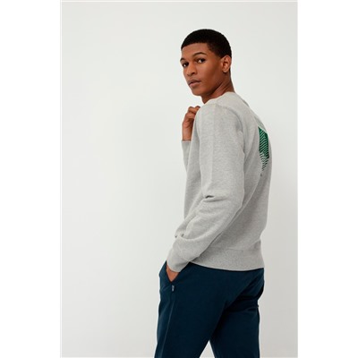 Sudadera Gris claro jaspeado