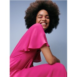 Midikleid aus Viskose