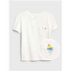 Kids Print Pocket T-Shirt