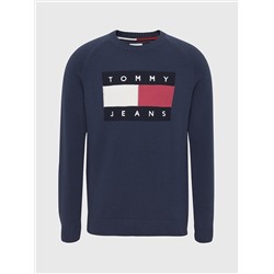 TOMMY JEANS FLAG SWEATER