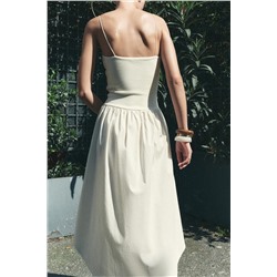 COMBINED CUT-OUT DRESS