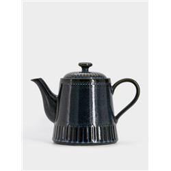 Чайник заварочный, 1 л, фарфор P, черно-синий, в крапинку, Black Kitchen