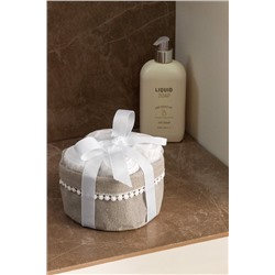 Lavrice Sepetli Havlu Seti - Beyaz