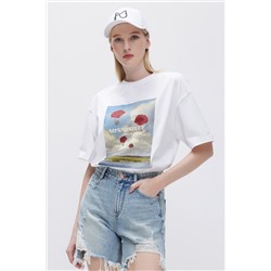 Camiseta Blanco y rojo