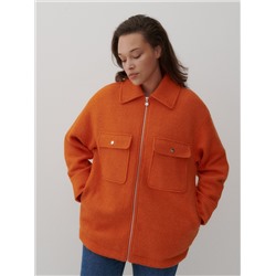 Hemdjacke aus Wollmischung