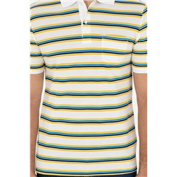 Erkek Regular Fit Polo Yaka Beyaz Tişört
