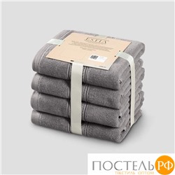 ESTIA МАРТОС св-сер К-т полотенец 50х80-4, 100% хлопок, 500 г/м2