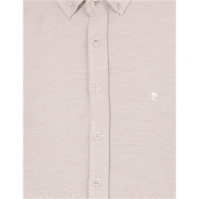 Kahverengi Slim Fit Uzun Kollu Gömlek