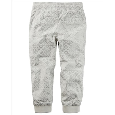 Fair Isle Poplin Joggers