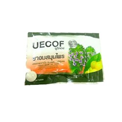 Травяные натуральные леденцы от кашля UECOF 20 шт / UECOF 20 pcs
