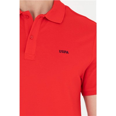 Erkek Kırmızı Basic Polo Yaka Tişört