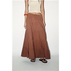PANELLED LONG SKIRT