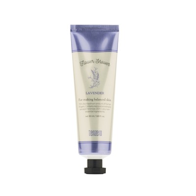 TENZERO FLOWER SHOWER HAND &amp; NAIL CREAM LAVENDER Крем для рук и ногтей с ароматом лаванды 50мл