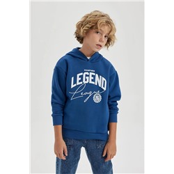 Defacto Erkek Çocuk Oversize Fit Kapüşonlu Kalın Sweatshirt B3994A823WN
