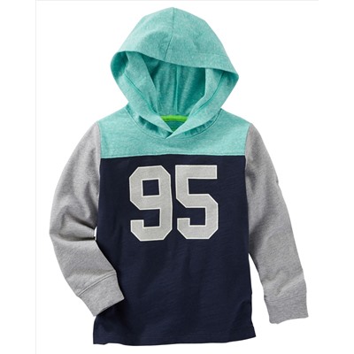 Hooded Colorblock Tee