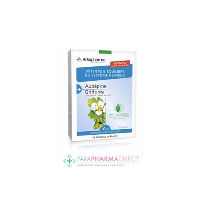 Arkopharma ArkoGélules Complex - Détente & Equilibre du Système Nerveux - 40 gélules