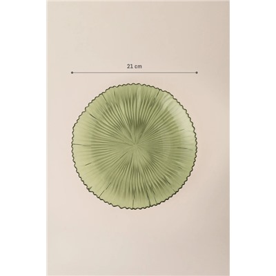 Soleil Pasta Tabağı  - 21 cm - Yeşil