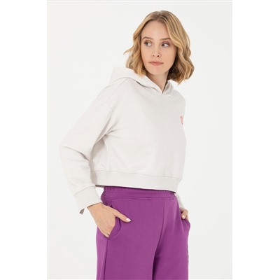 Kadın Taş Kapüşonlu Sweatshirt