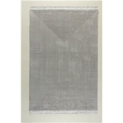 Diane Saçaklı Halı - Gri - 200x290 cm